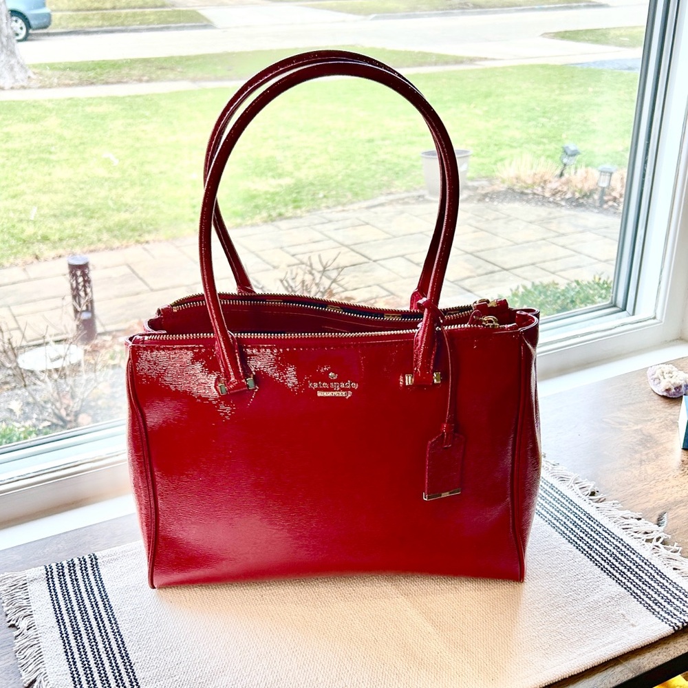 Kate spade red handbag